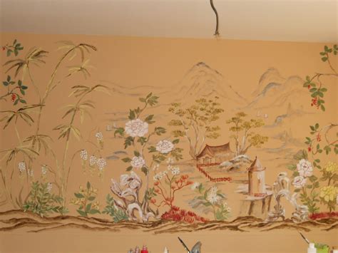 Oriental wall mural | Simply Stephanie's Art Blog