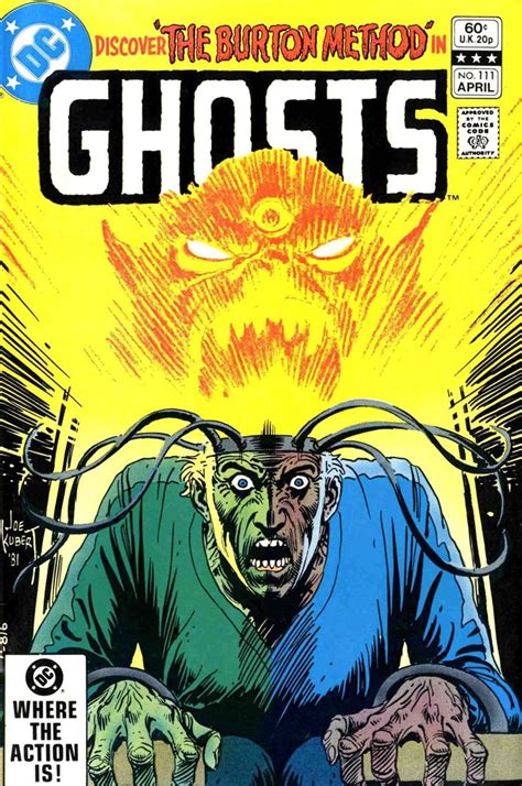 Horror Comics Ghosts 111 April 1982 Cover Art By Joe Kubert Comics