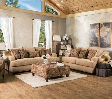Arklow Sofa Set Tan Traditional Living Room New York By Ba
