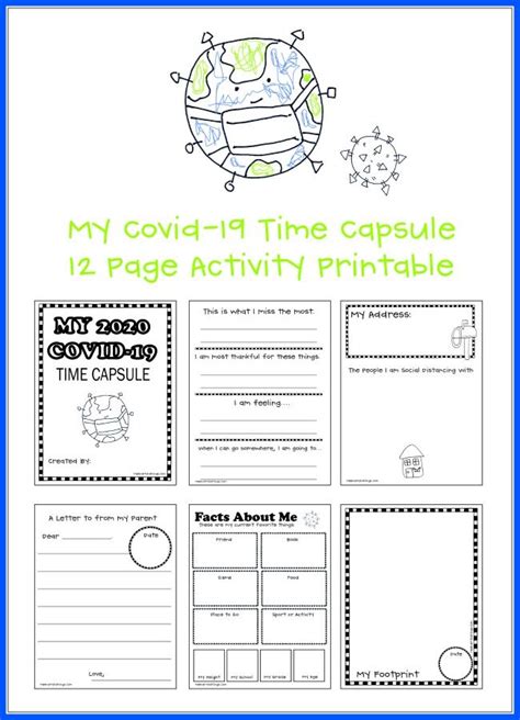 Free Printable Time Capsule Worksheets Thekidsworksheet