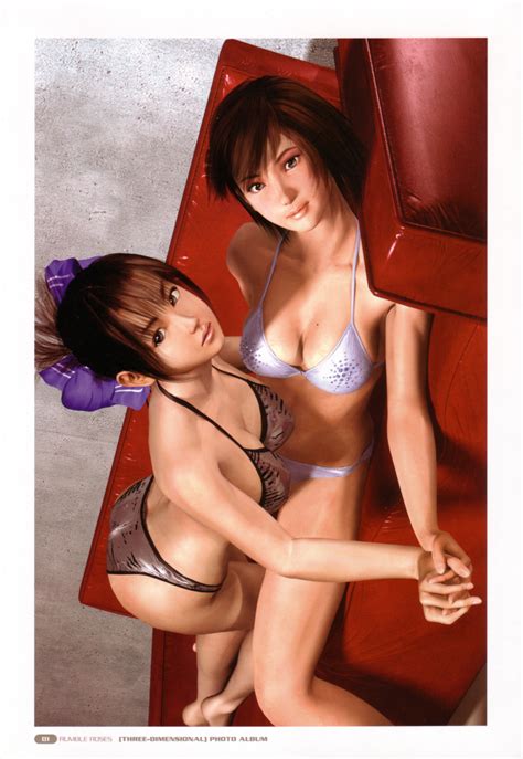 Aihara Makoto Hinomoto Reiko Rumble Roses 2girls Breasts Brown