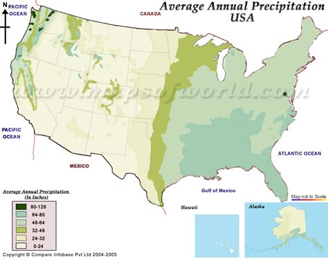 Usa Precipitation Map