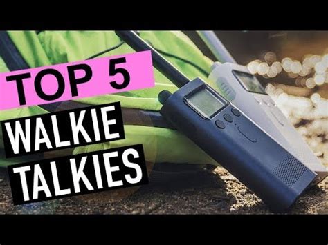 BEST 5: Walkie Talkies 2019 