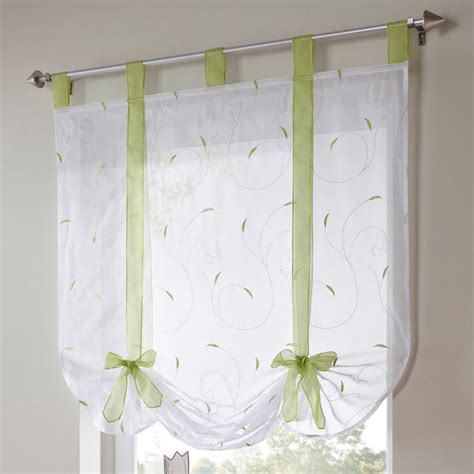 Buy Roman Shade European Owl Embroidery Style Tie Up Window Curtain At Affordable Prices — Free