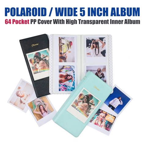 Álbum de almacenamiento de papel fotográfico para Polaroid Film 600