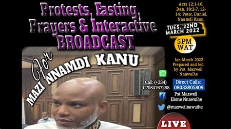 Live 22 3 2022 Protests Fasting Prayers And Interactive Broadcast For