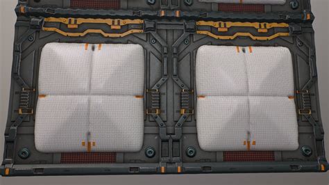 Each prop a unique design adding variety and functionality easily repeat sections as instances within daz studio to extend your wall off into the distance. PBR tileable sci fi space ship wall panel 3D asset
