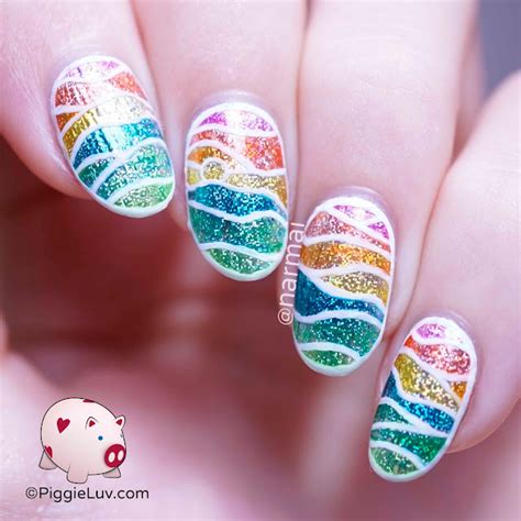 Piggieluv Glitter Nail Foil Landscape Nail Art