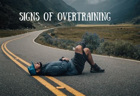 Signs Of Overtraining Fitness Review