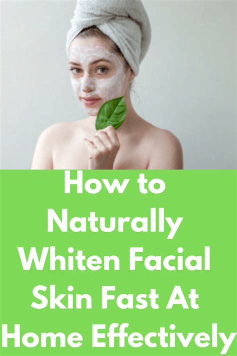 How To Naturally Whiten Facial Skin Fast At Home Effectively Try These
