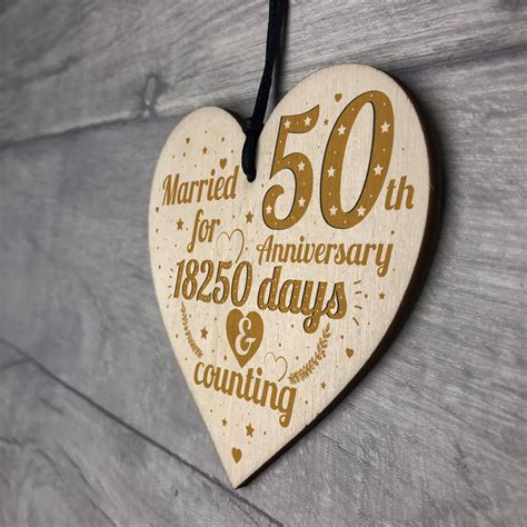 20 wedding anniversary gifts that your husband will love. 50th Wedding Anniversary Gift Gold Fifty Years Gift For ...