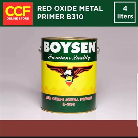 Boysen Metal Primer Red Oxide 4 Liters Lazada Ph