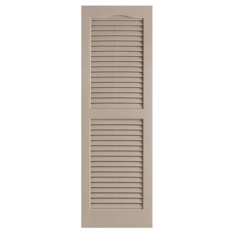 Alpha Shutters Exterior 14 X 51 Louvered Shutter And Reviews Wayfair