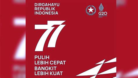 Ini Logo Resmi Dan Tema HUT Ke 77 RI TIMES Indonesia