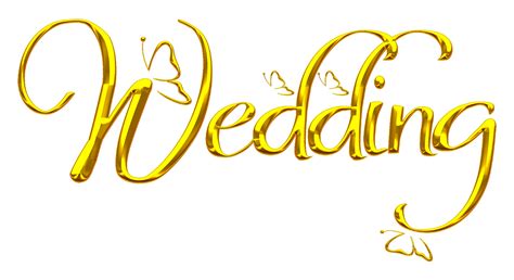 Wedding Font Png Free Logo Image
