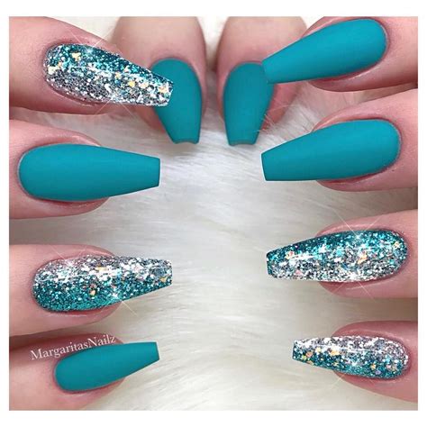 Check It Out Teal Nail Designs Turquoise Nails Teal Nails