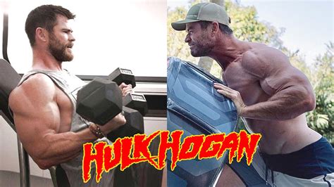 Chris Hemsworth Bulking Up For Hulk Hogan Movie Youtube