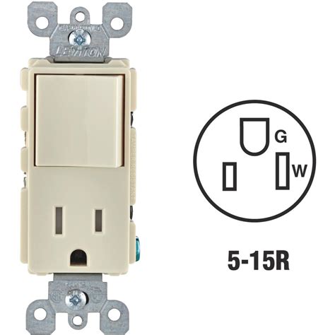 Leviton Decora Almond 15a Switch And Outlet Elitsac Inc