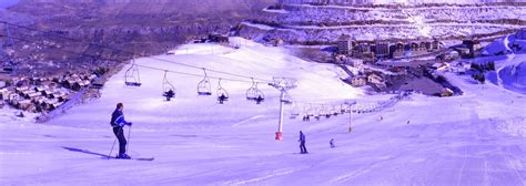 Faraya Mzaar Ski Resort Map In Lebanon