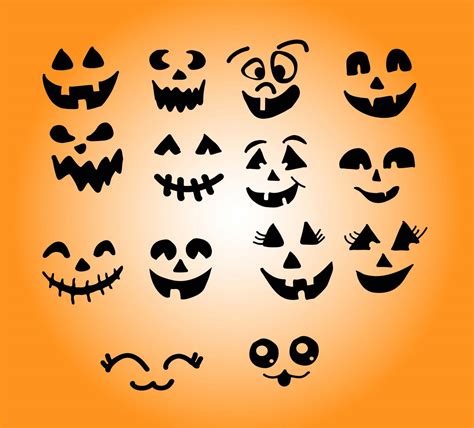 14 Free Pumpkin Face SVG