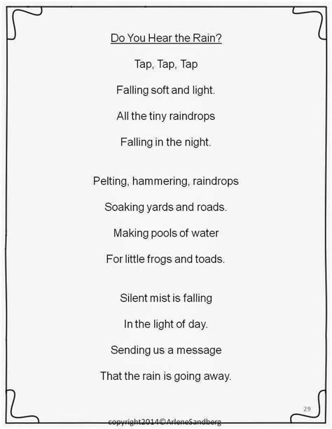 50 Fresh Rain Poems For Kids In 2020 Rain Poems Kids Poems Poems