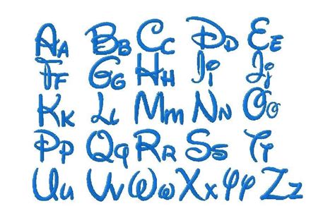 Disneyesque Alphabet Disney Font Free Embroidery Fonts Monogram Fonts