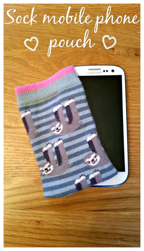 The Craft Side Of Me Easy Sock Phone Pouch