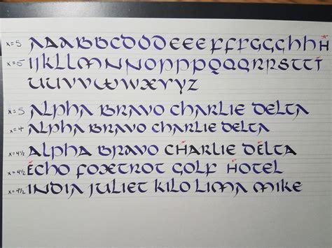 Study Sessions Uncial Part 4 Variations Rcalligraphy