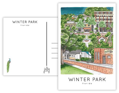 Winter Park Postcard Jellypressco