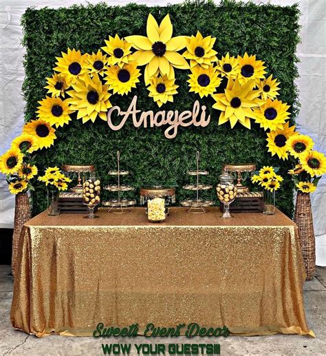 🌼🌻sunflowers Theme🌻🌼 Style And Decor B Sunflower Party Themes Sunflower