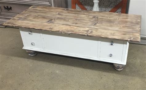 Hope Chest Turned Coffee Table Coffee Table Hand Painted Furniture