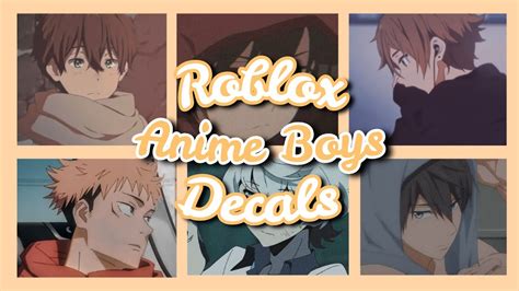Roblox Bloxburg X Royale High Aesthetic Anime Boys Decals Ids