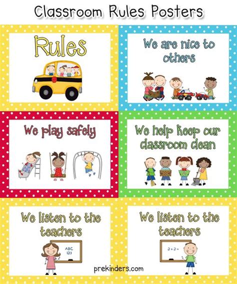 Pre K Classroom Rules Pinterest Classroom Preschool