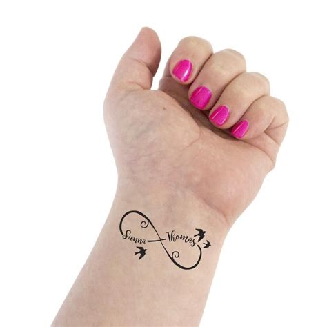 Infinity symbol tattoo with names generator. Infinity Tattoo, Wedding Tattoo, Couple Tattoo, Infinity ...