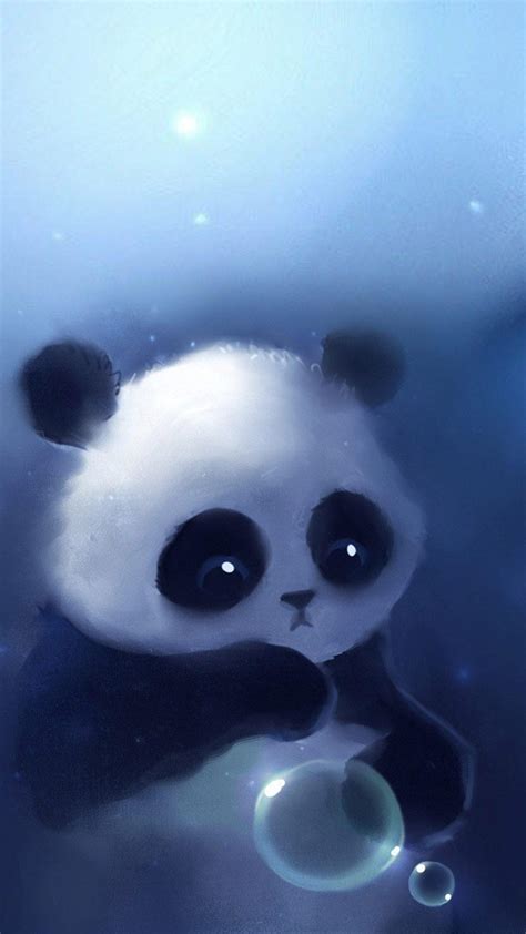 Cute Blue Panda Wallpapers Top Nh Ng H Nh Nh P