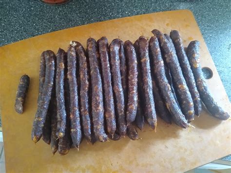 Not Much To Look Atbut Are Delicious Semi Dry Pork Snack Sticks R
