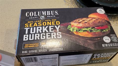 Columbus Turkey Burger Review The Healthiest Turkey Burger Youtube