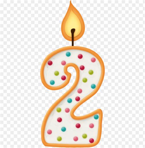 Birthday Candles Clipart Velas 2 Birthday Candle Png Image With