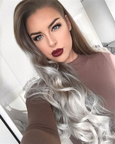 This is a classic gray ombre hairstyle! 40 Grey Ombre Hair Ideas | herinterest.com/
