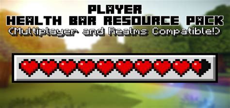 Health Bar Texture Pack See Others Health Minecraft Pe Texture Packs