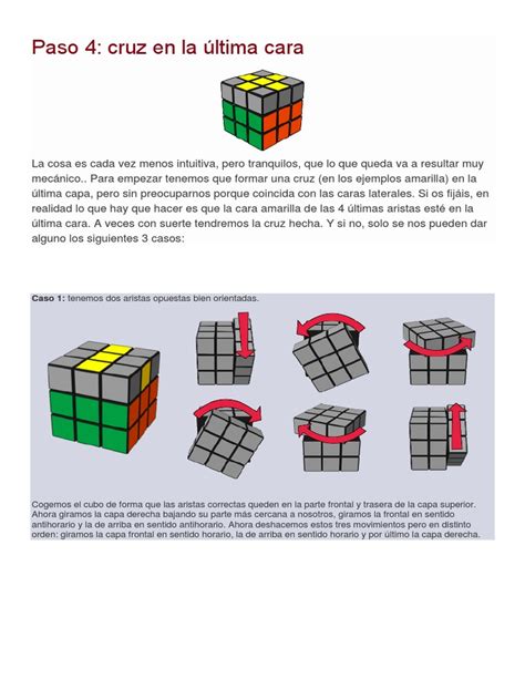 Como Armar El Cubo Rubik La Ultima Parte Cómo Completo