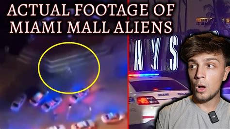 Actual Footage Of Miami Mall Aliens And Witness Gives His Scary Experience Youtube