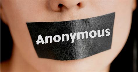 Anonymous / anonymousness on thesaurus.com. Does Our Silence define Us? The Downside of Anonymity ...