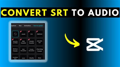 How To Convert Srt Subtitles To Audio In Capcut For Windows Pc Youtube