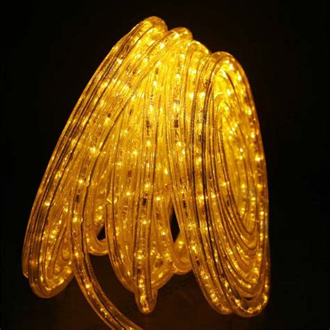 Yellow Led Rope Lights 50ft Rlwl 50 Yellow Direct