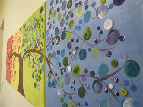 Creative Button Tree Wall Art 5 Fun Steps Craft Projects For Every Fan