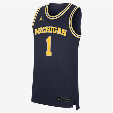 Nike College Replica Michigan Mens Basketball Jersey