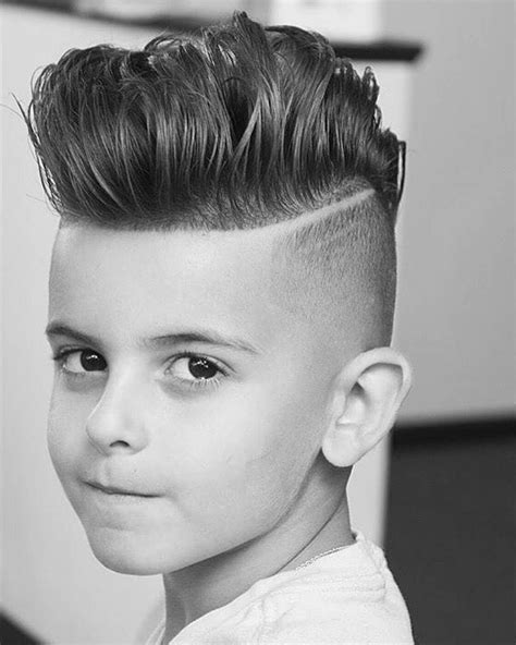 Wavy Pompadour Haircut and Hairstyle For Kids | Boys long hairstyles