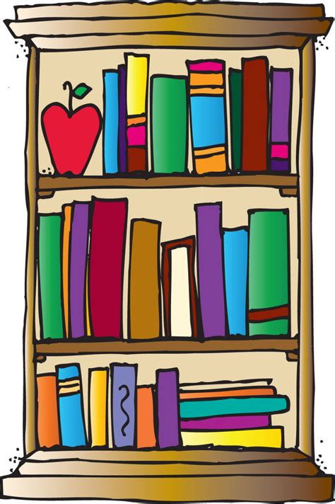 Shelf Of Books Clip Art