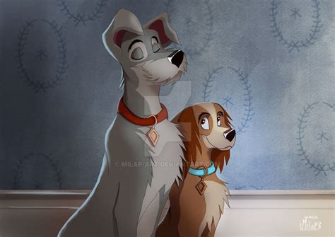 Lady And The Tramp By Milap Art On Deviantart